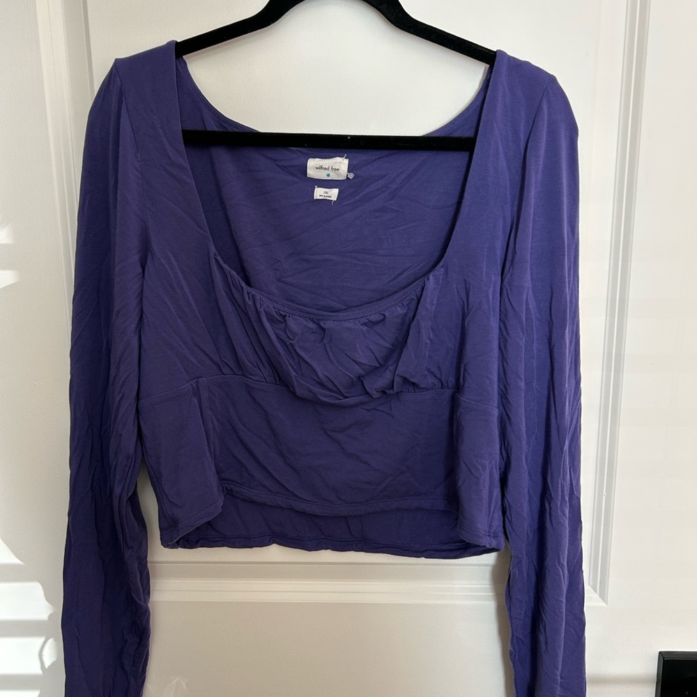 Wilfred free Purple Long Sleeve Top
